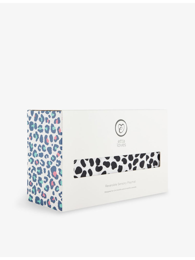 Etta Loves cotton playmat reversible animal print 100cm - British product