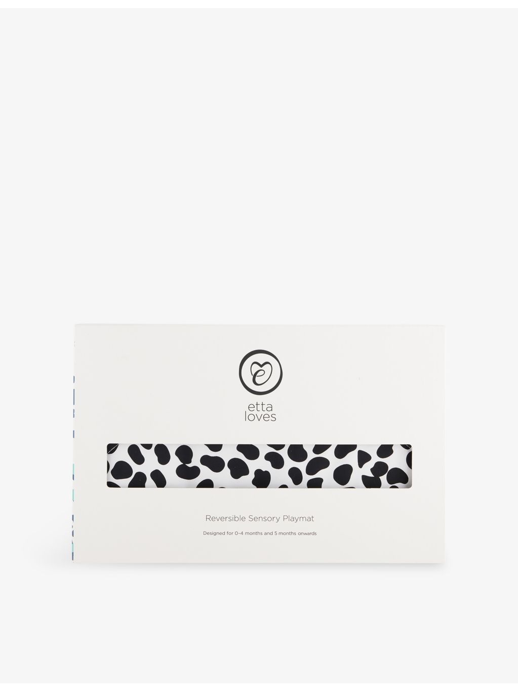 Etta Loves cotton playmat reversible animal print 100cm - British product