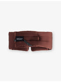 Drowsy Sleep Co logo-embroidered padded silk sleep mask - British product