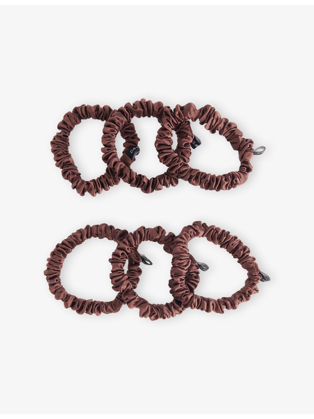 Drowsy Sleep Co silk scrunchies set of six, UK version