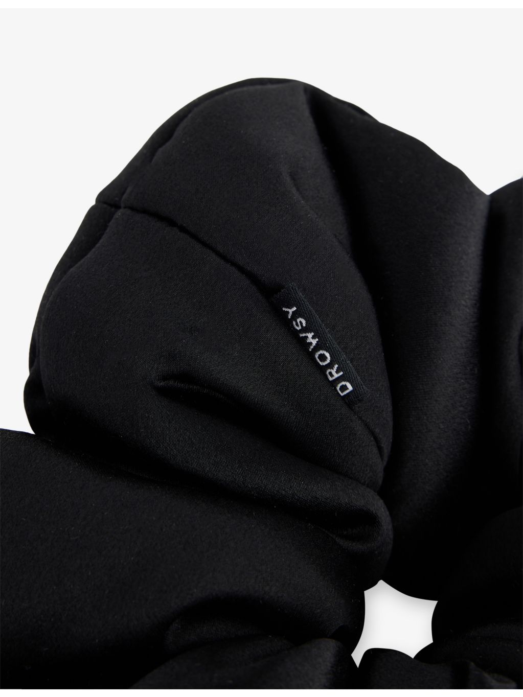 Drowsy Sleep Co silk scrunchie with cotton filling, imported from the UK