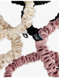 Drowsy Sleep Co skinny silk scrunchies set of 6 (British brand)