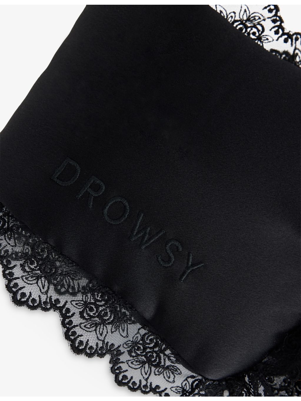 Drowsy Sleep Co Paris Love Story padded silk sleep mask, UK version