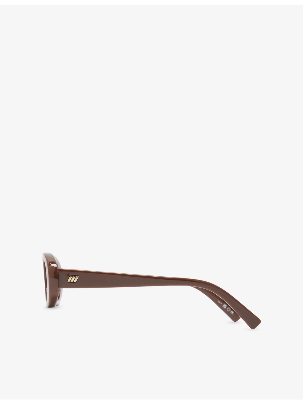 Le Specs oval ecozen sunglasses, imported from the UK