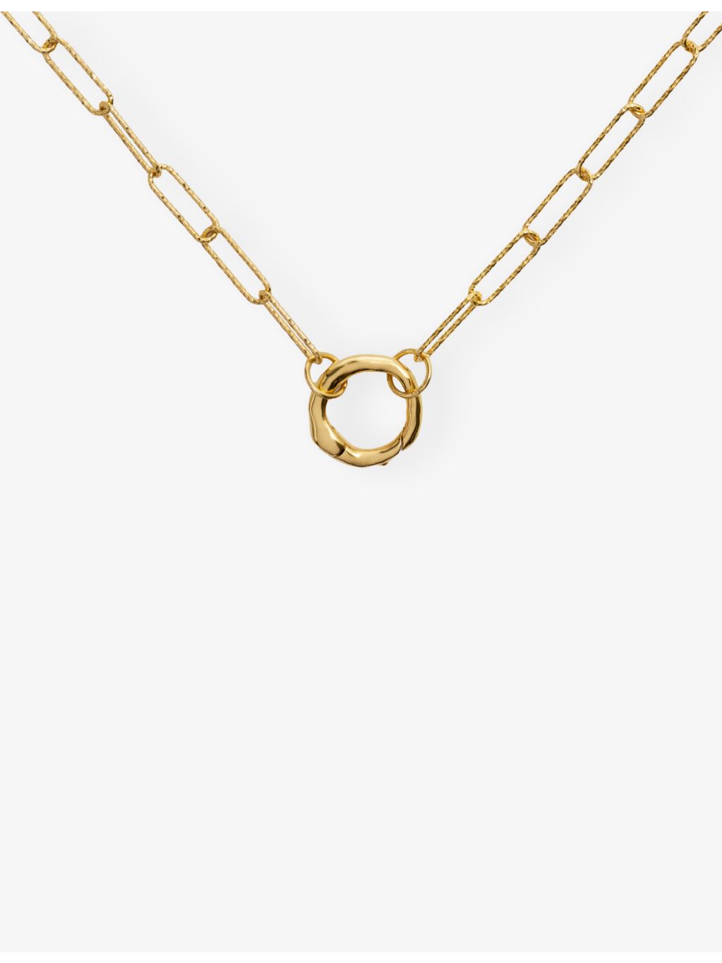 Monica Vinader 18ct gold vermeil necklace 48cm, imported from the UK