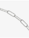 Monica Vinader textured sterling silver chain necklace 48cm, UK version