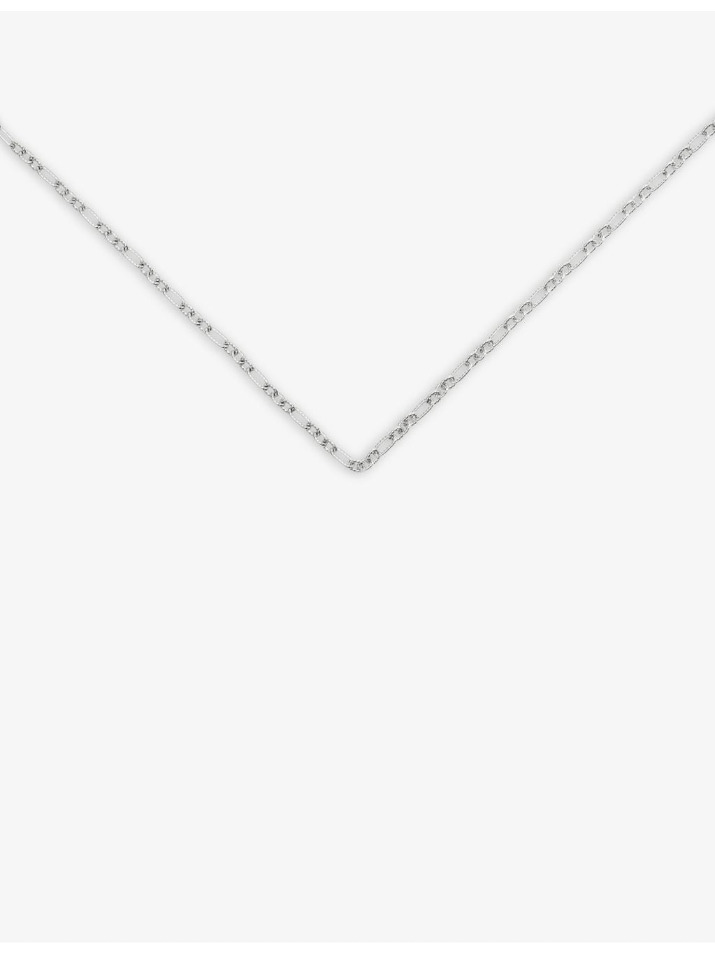 Monica Vinader textured link sterling silver necklace 56cm (British brand)