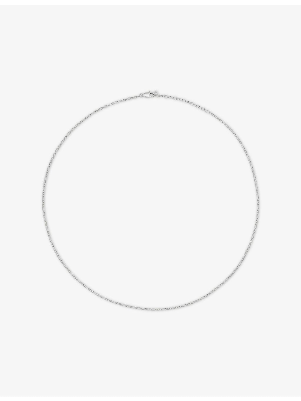 Monica Vinader textured link sterling silver necklace 56cm (British brand)