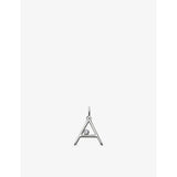 Monica Vinader sterling silver initial A pendant - British product
