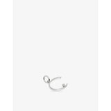 Monica Vinader sterling silver C pendant, lab-grown diamond, imported from the UK