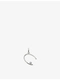 Monica Vinader initial C pendant in sterling silver, imported from the UK