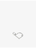 Monica Vinader Initial D solitaire lab-grown diamond pendant, sterling silver (British brand)