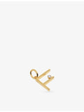 Monica Vinader initial F solitaire lab-grown diamond pendant, UK version
