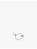 Monica Vinader initial G lab-grown diamond pendant charm, sterling silver - British product