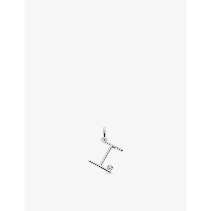 Monica Vinader pendant charm Initial I, UK version