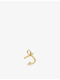 Monica Vinader Initial J solitaire pendant charm with lab-grown diamond - British product