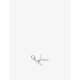 Monica Vinader K initial solitaire pendant charm - British product