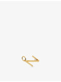 Monica Vinader Initial N gold vermeil pendant charm - British product