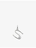 Monica Vinader initial S pendant lab-grown diamond 0.035ct - British product