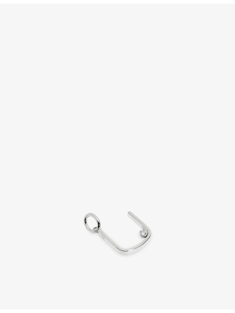 Monica Vinader initial U pendant 0.035ct lab-grown diamond, UK version