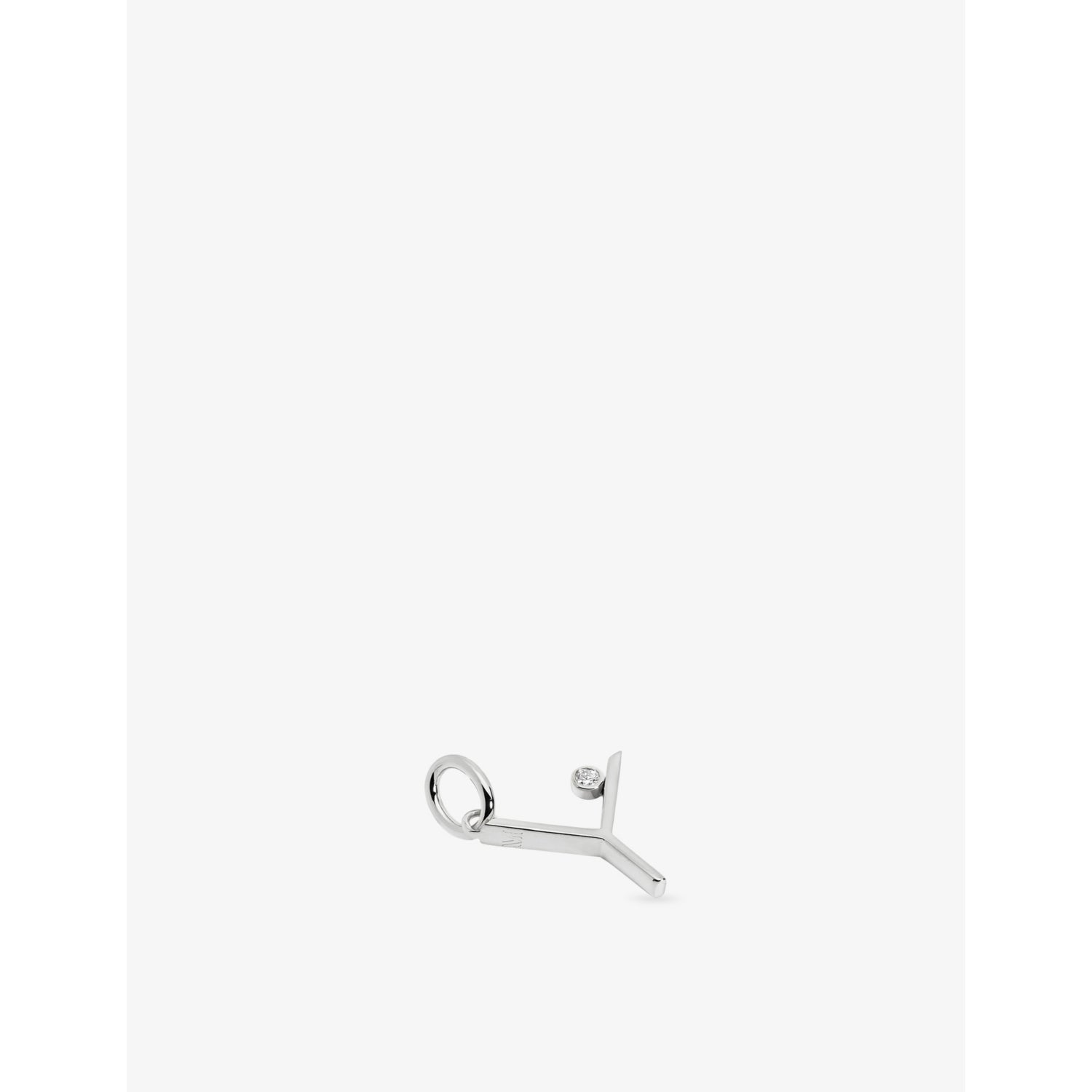 Monica Vinader initial Y pendant, UK version