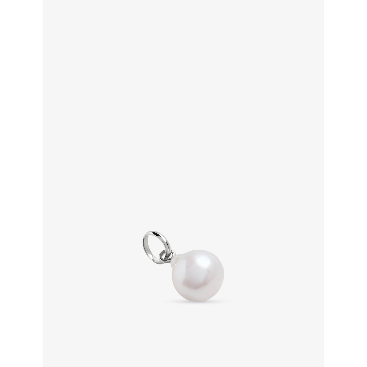Monica Vinader small baroque pearl sterling silver pendant - British product