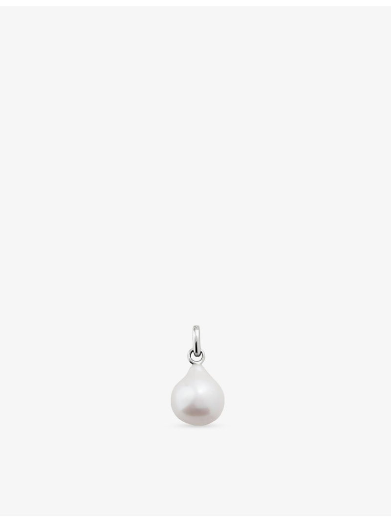 Monica Vinader small baroque pearl sterling silver pendant - British product