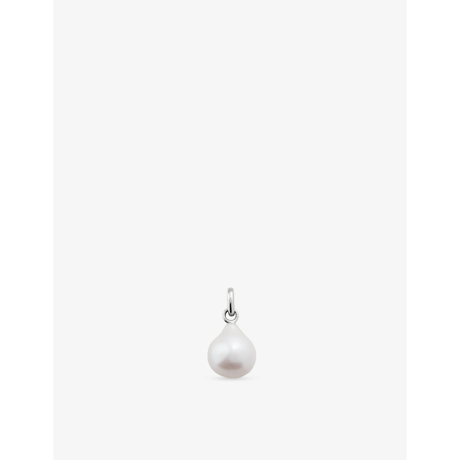 Monica Vinader small baroque pearl sterling silver pendant - British product