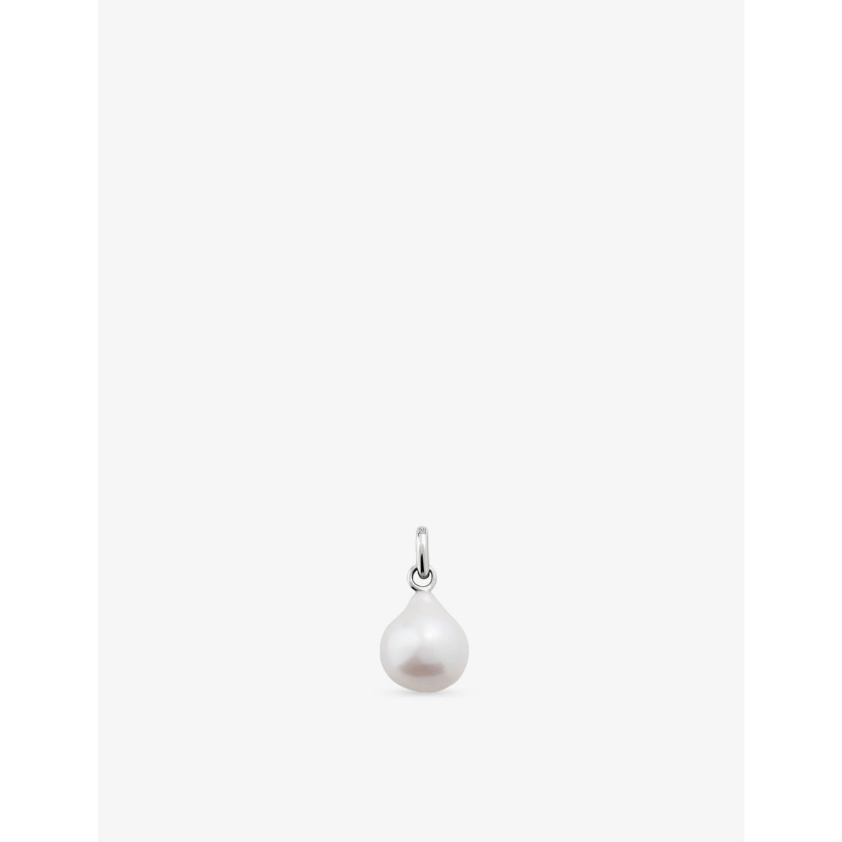 Monica Vinader small baroque pearl sterling silver pendant - British product