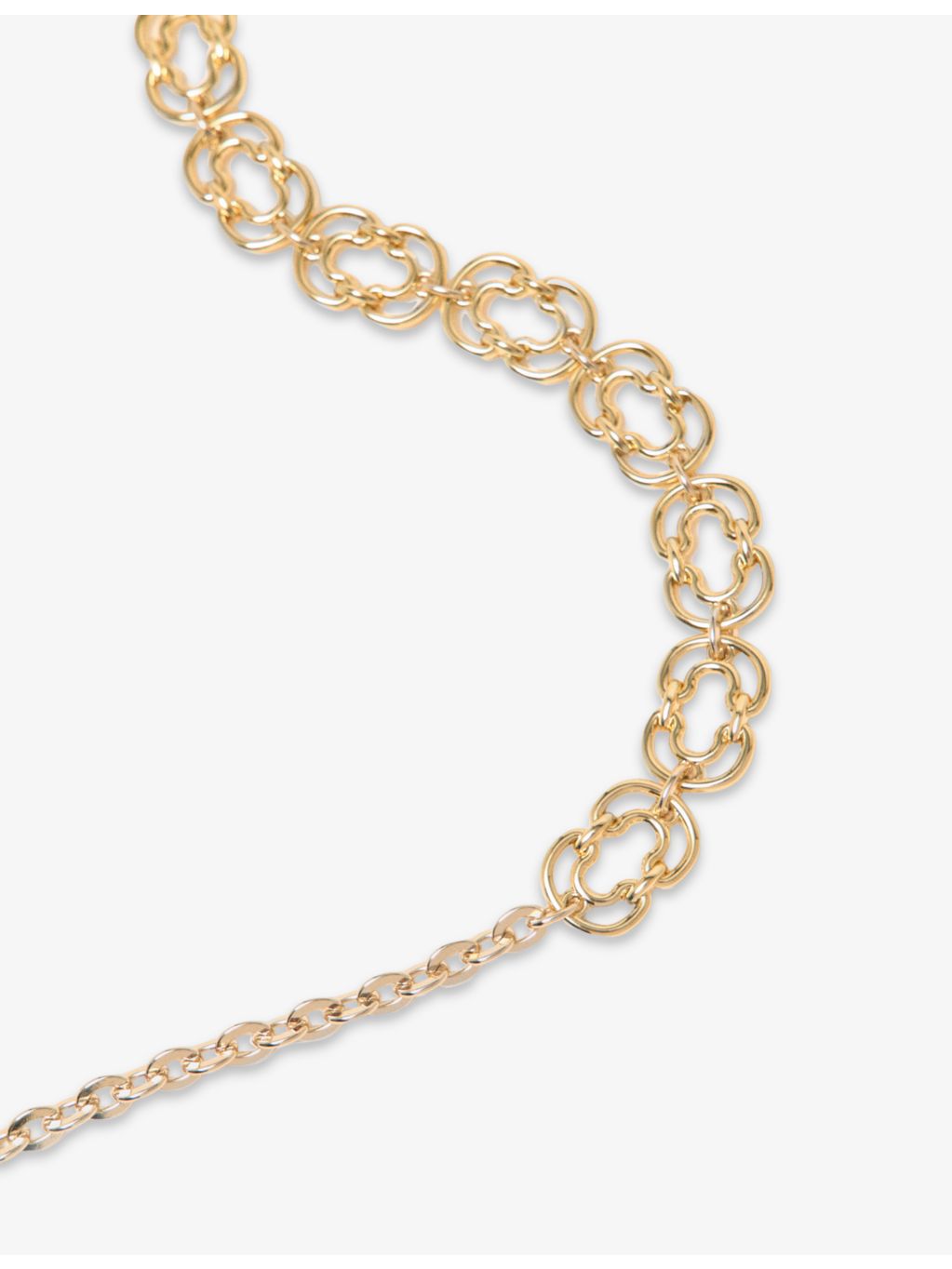 Maje gold chain-link belt - British product