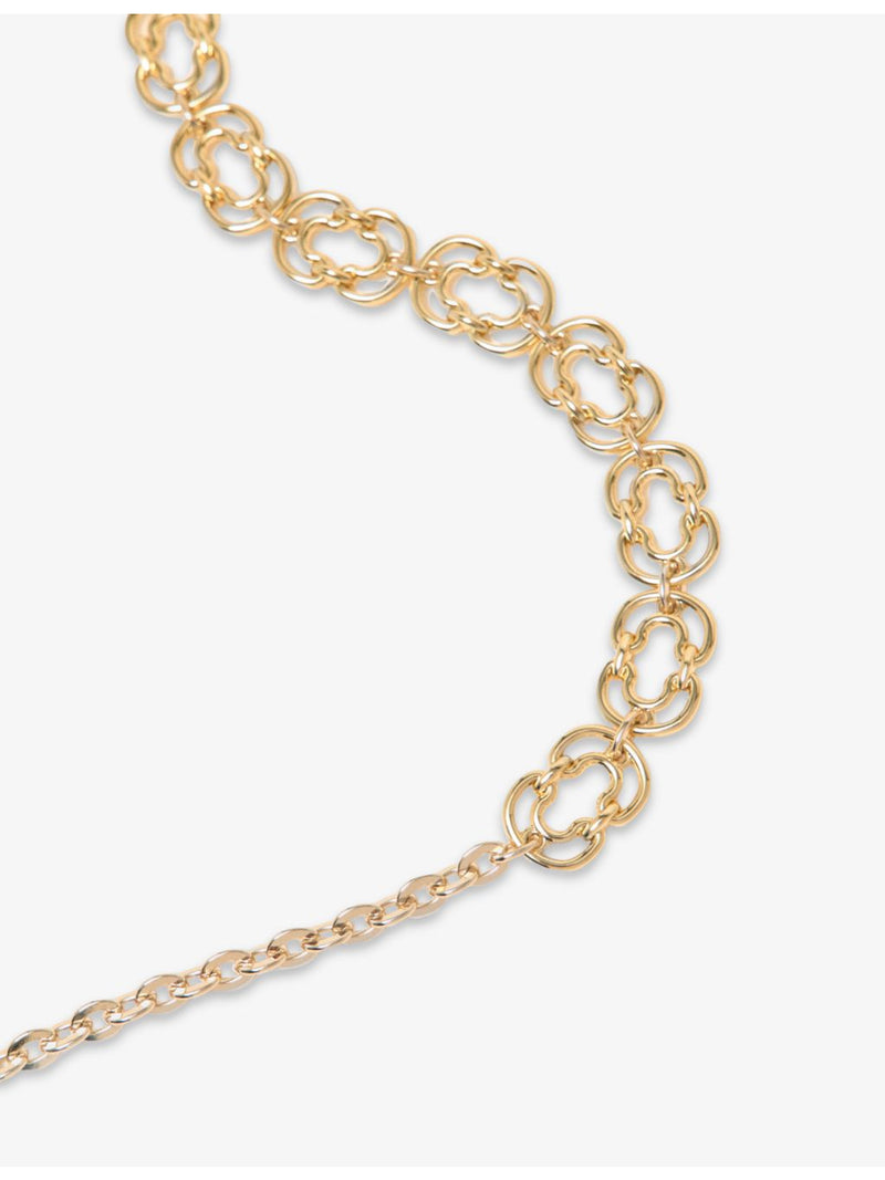 Maje gold chain-link belt - British product