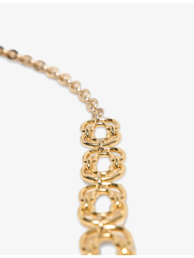 Maje gold chain-link belt - British product