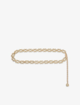 Maje Chain-Link Metal Belt