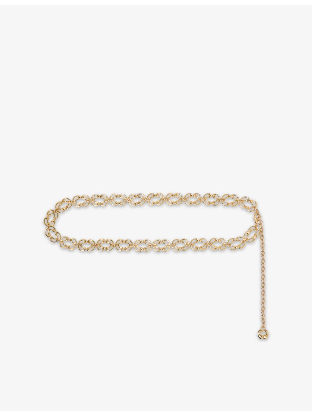 Maje gold chain-link belt - British product