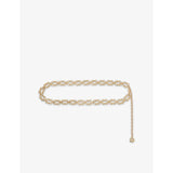 Branded Chain-Link Metal Belt - 22
