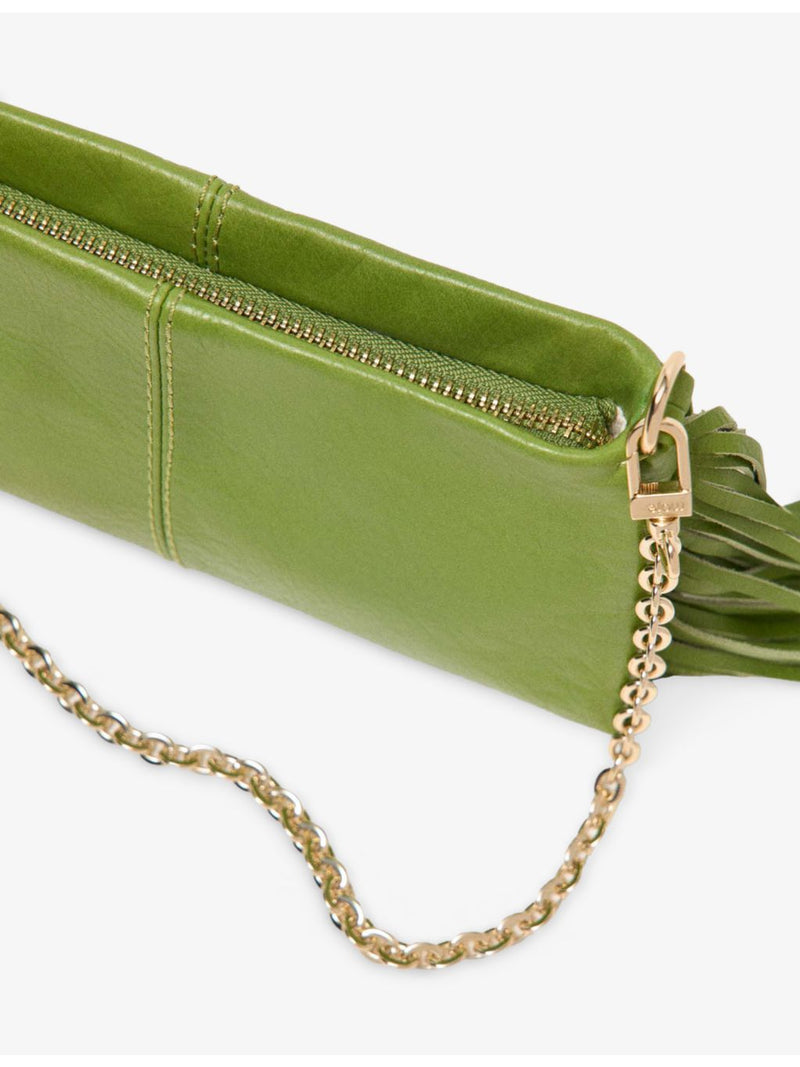 Maje Miss M leather pouch bag with tassel details (British brand)