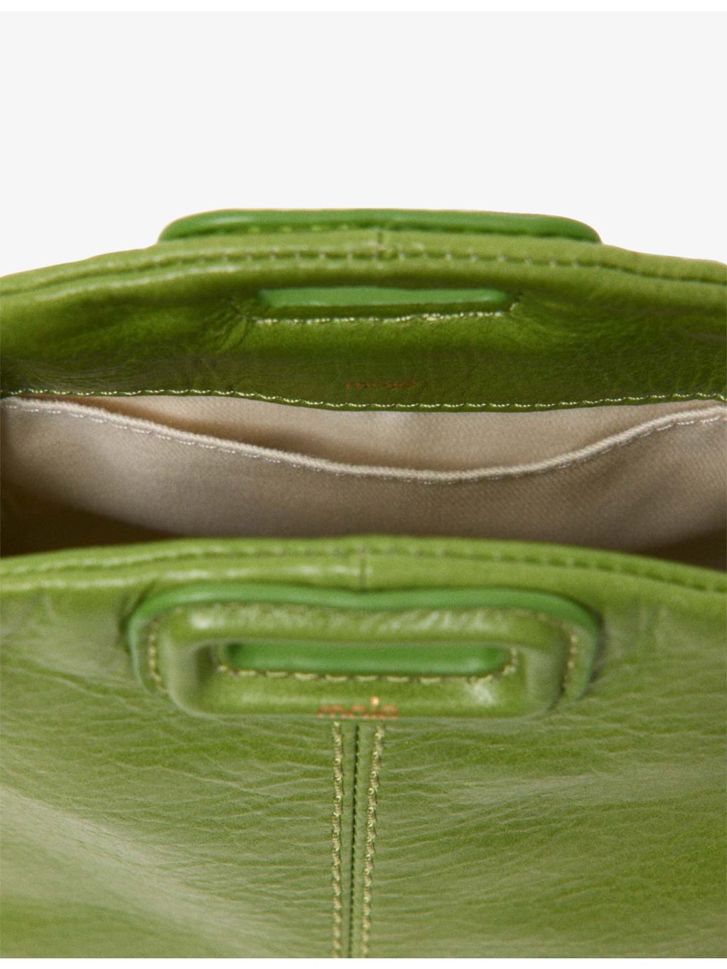 Maje Miss M fringed leather pouch, imported from the UK