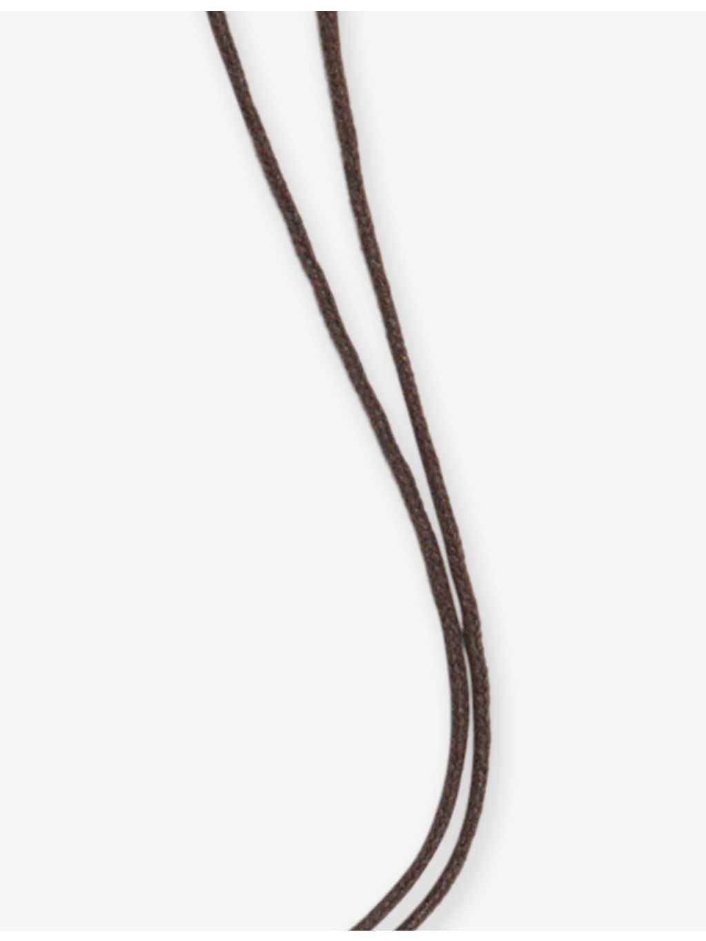 Maje tulip gold-tone cord pendant necklace, UK version