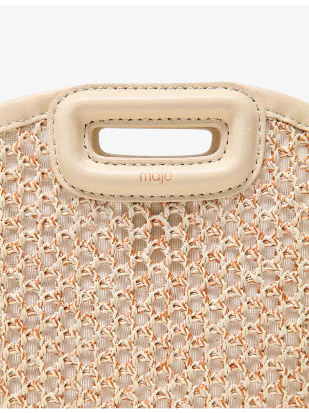 Maje Mini Net Shoulder Bag 22cm height, imported from the UK