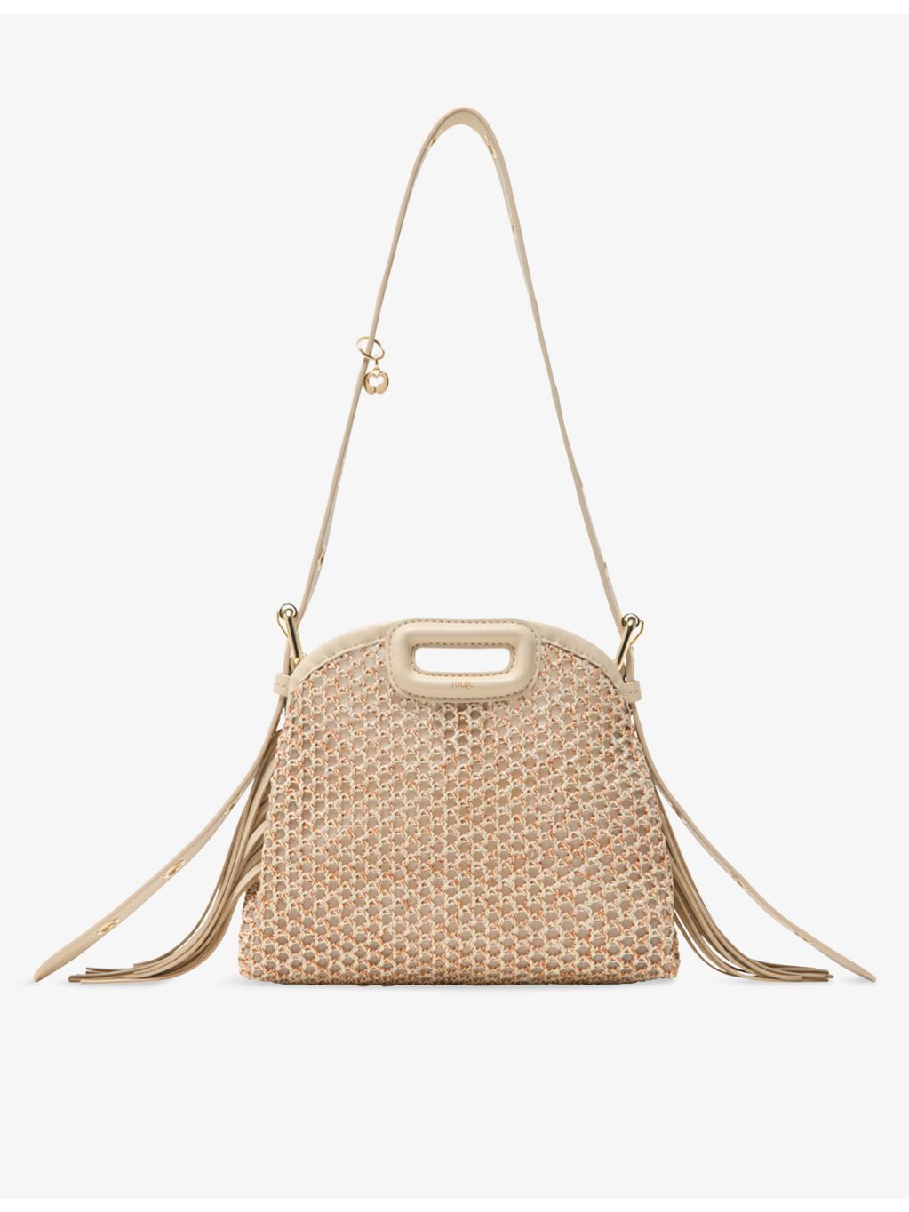 Maje Mini Net Shoulder Bag 22cm height, imported from the UK