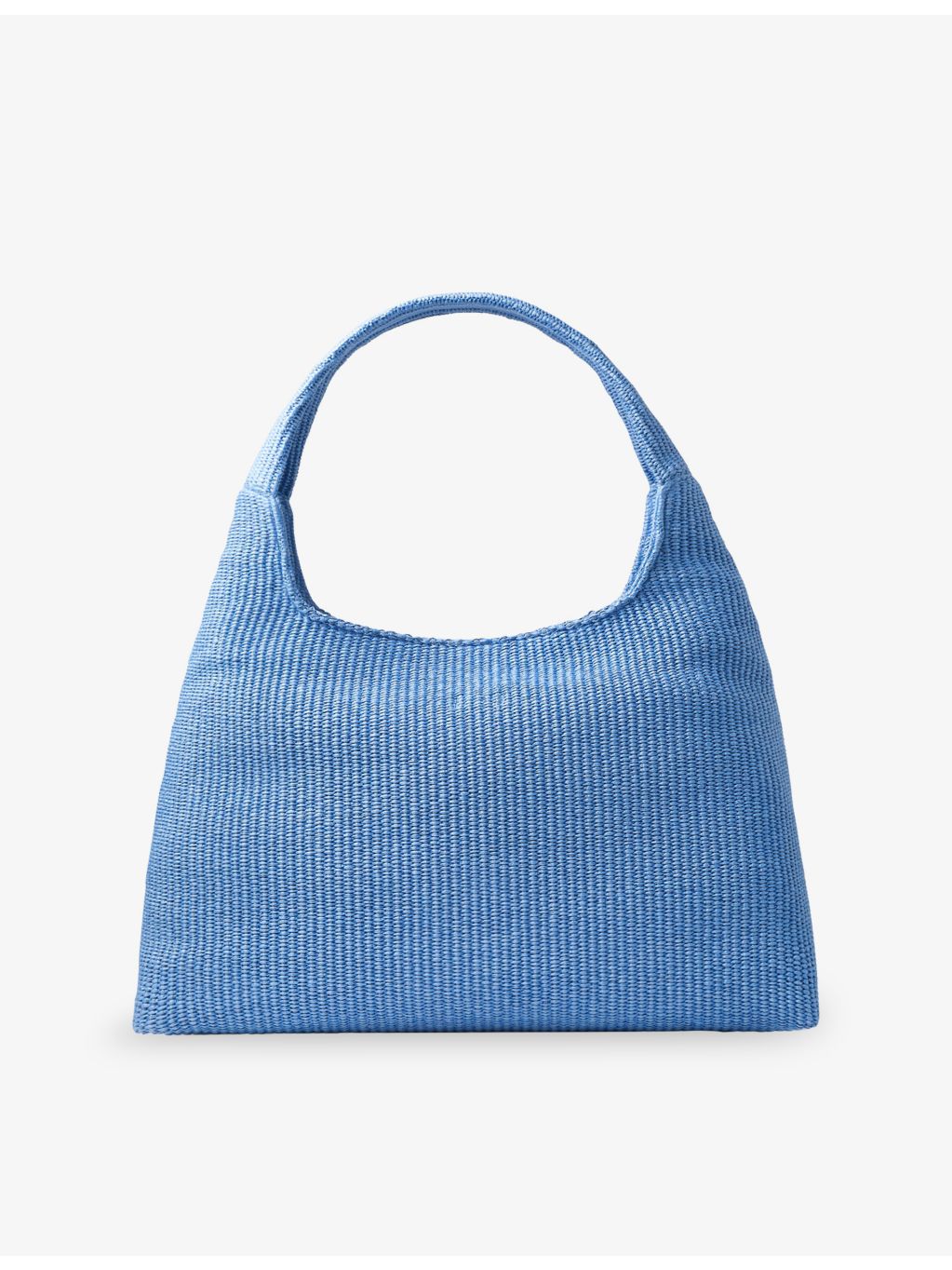 Jimmy Choo hobo raffia bag with diamond silhouette and logo embroidery - British product