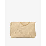 Jimmy Choo Callie Maxi Raffia Shoulder Bag, imported from the UK