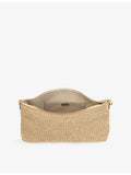 Jimmy Choo Callie Maxi Raffia Shoulder Bag, imported from the UK