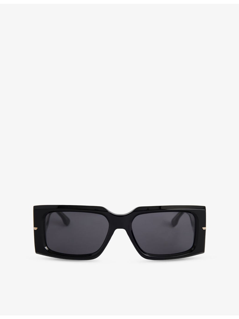 Victoria Beckham acetate sunglasses with rectangular frame, imported from the UK