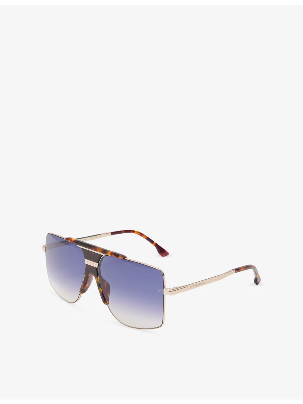 Victoria Beckham Oversi metal sunglasses with tinted lenses, UK version