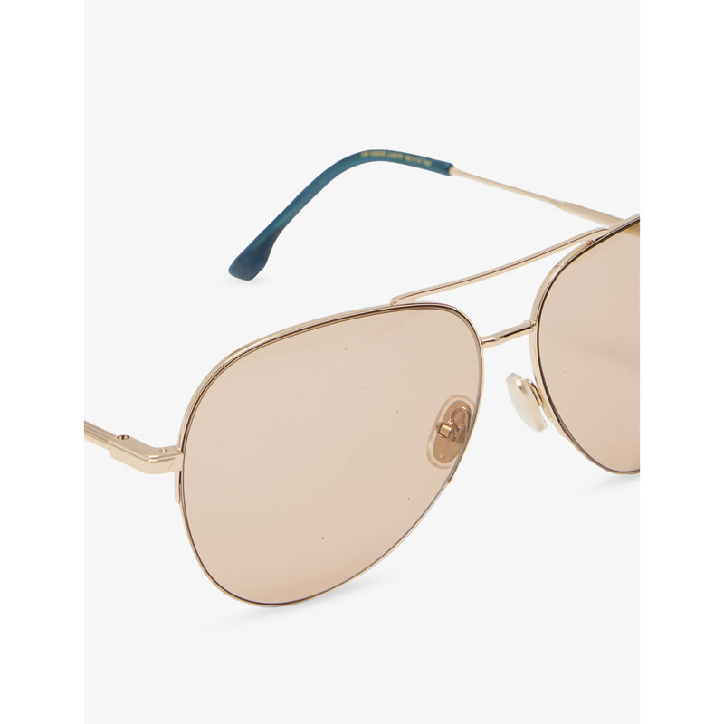 Victoria Beckham pilot-frame metal sunglasses with tinted lenses (British brand)