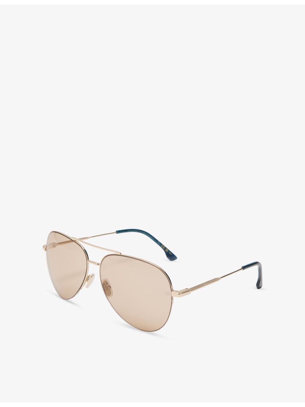 Victoria Beckham pilot-frame metal sunglasses with tinted lenses (British brand)