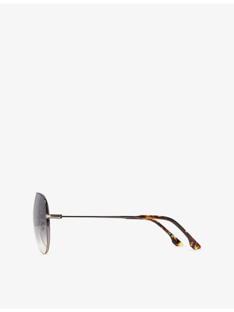 Victoria Beckham pilot sunglasses with tinted lenses, metal frame - British product
