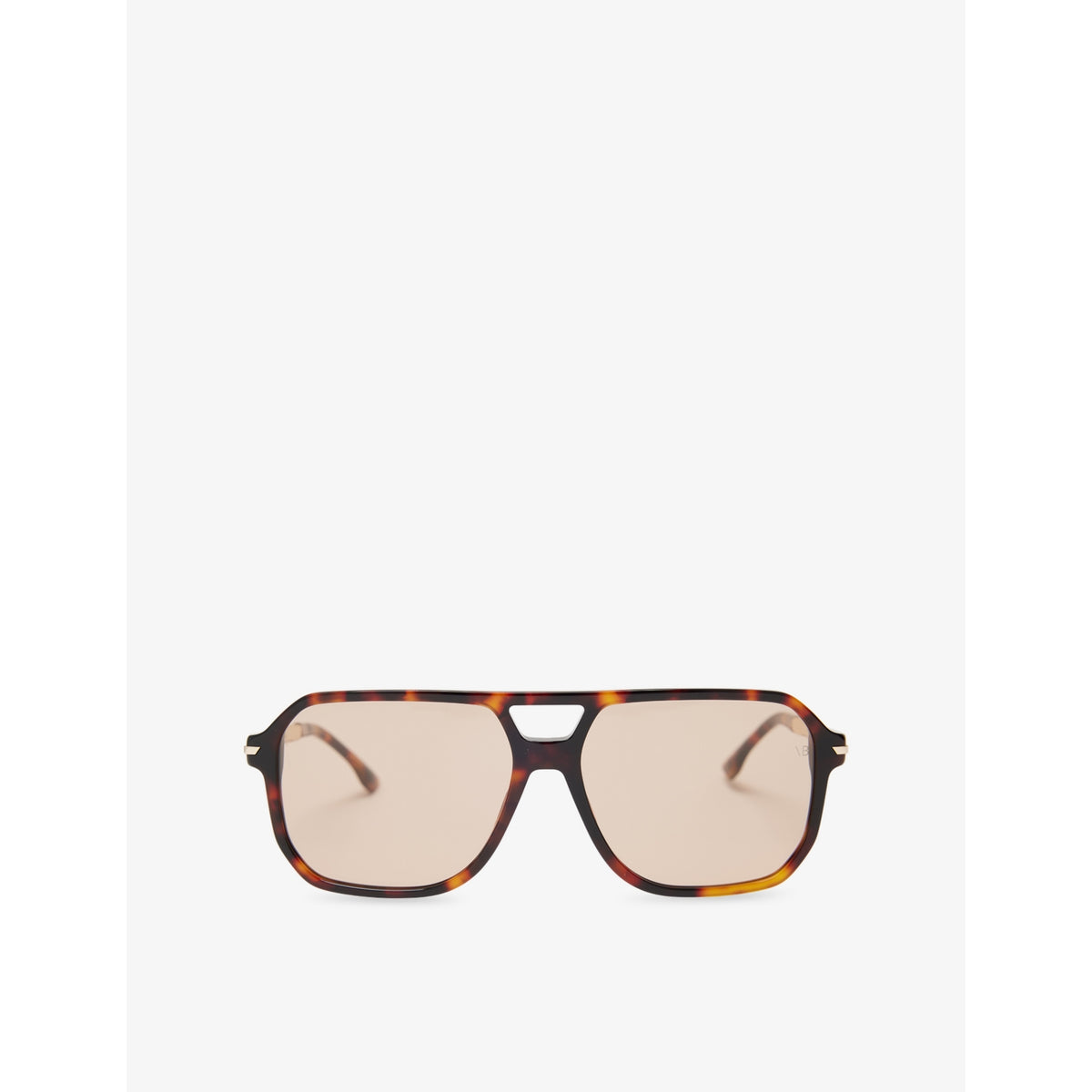 Victoria Beckham square-frame double-bridge acetate sunglasses, imported from the UK