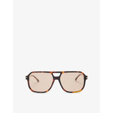 Victoria Beckham square-frame double-bridge acetate sunglasses, imported from the UK